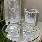 طقم مبخره زجاج مع حامل بخوررر