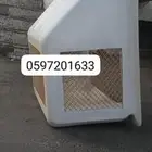 غطاء فبر جلاص شبك مكيف غطاء شفات طاردطيور