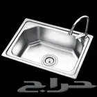 مجلى مطبخ ستانلي استيل فردي 45 60