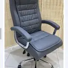 كرسي مكتب دوار وثابت جلد