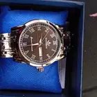 ساعة يد رجاليه حديده اسود غير مستعمله