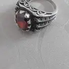 خاتم ياقوت فضة اصلي عيار 925 (جديد).