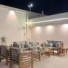 جلسات خارجية خشب وحديد