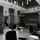 تصميم داخلي وديكور لمحل حلاقه