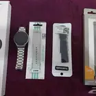 ساعة سامسونج واتش 7 بحالة ممتازة معها ستراب ستيل