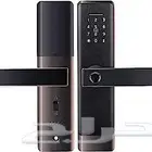 تركيب قفل باب ذكي الكتروني بالبصمة مع برمجة قفل باب ذكي