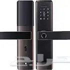 تركيب قفل باب ذكي الكتروني بالبصمة برمجة اقفال ذكية بصمة