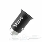 شاحن سيارة سريع منفذين PD - USB بقوة 30 واط