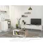 طقم طاولة التلفزيون وقهوه وركن قهوه