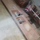 مغسله رخام طول3متر تقريبا. على سوم