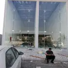 واجهه زجاجيه زجاج سكريت ثلاثه ادوار