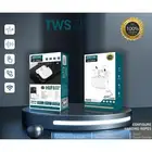 سماعات HooToo سماعات آذن لاسلكية EP69 TWS بيضاء