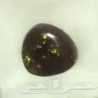 حجر عقيق ناري ماتريكس ديسكو ملكي