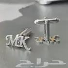 كبك منحوت بالاسم مطلي بالذهب او الفضة