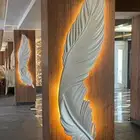 حفر ونحت جميع انواع الأخشاب cnc لوحات جدارية 3d