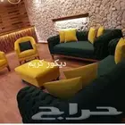 تنجيد وتفصيل كنب ستائر جلسات مساند بطرمه على ضمان