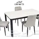 طاولات رخام فخمه وانيقه جديده بلكرتون