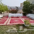 فرش كنب صيوان خيمه ملكيه طاولات استقبال زواج عزاء كوشه