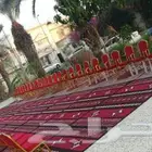 كراسي مناسبات كراسي أحمر.الحوهره