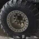 للبيع جنطين مقاس 15 عرض 12 انش بدلوك مع كفرات ساند 32 جديدة