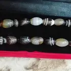 مسبحه للبيع مستعجل عقيق يمني مطرزه بالفضه