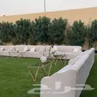 تغير كنب ثلاثي كنب مفرد كراسي ملكي زل ملكي طاولات قزاز