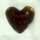 حجر عقيق ناري مكسيكي مجسم شكل قلب