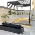 فن حدائق ابو عمر لتنسيق الحدائق المنزلية شلالات نوافير