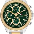green dial gold bezel watch تومي