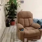 كرسي راحه قماش كرسي استرخاء مخمل كراسي دوار وتدليك