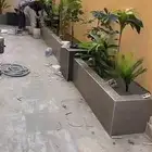 احواض زراعيه طبيعي وصناعي مع جلسات وشبكات الري