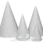 حبيبات فلين هرم مخروطي فلين ابيض