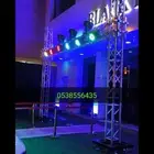 تراس حفلات تراس افتتاحات مسرح ليزر اضاءات