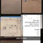 كرفان شرايح مجلس مقلط مغاسل لرجال  دورة مياه  مطبخ  مكينه كا