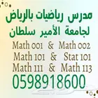 مدرس احصاء ورياضيات جامعة الأمير سلطان بالرياض