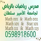 مدرس احصاء ورياضيات جامعة الأمير سلطان بالرياض