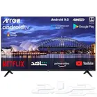 شاشة ارو 75 بوصة tcl نضام اندرويد اصلي تطبيقات ونضام معتمد