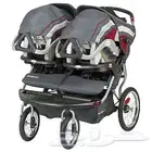 للبيع عربة أطفال توأم ماركة بيبي ترند