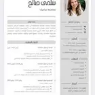 تصميم سيرة ذاتيه عربي وانجليزي احدث تصاميم