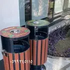 برميل زبالة مدارس مولات جامعات مقاهي