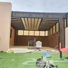 حداد شينكو ساندويش بنل هناقر برجولاات شريح سواتر مظلات قماش