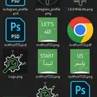 برمجة موقع تصميم لوقو براند كامل مع حسابات تواصل وتنظيمها