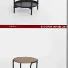 طاولات خدمة بأشكال متعدده. خشب. رخام. اكريلك.