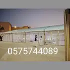 تأجير خيم اوروبيه. خيم بيت شعر جلسات مكيفات