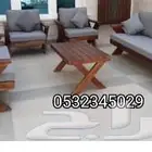 جلسات خشب لاحدث المديلات والتصميمات