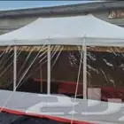 خيمة واجها شفاف مخطط وخيمه بيضة عادي وخيمه أسود
