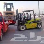 تاجير معدات ثقيله فوركلفت رافعه شوكيه سكينه