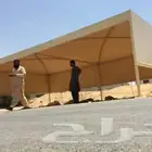 مضلات سواتر هناجر برجولات بيت شعر بلن وجميع انواع الحداده