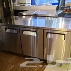 ثلاجات او فريزرات كاونتر قائم استيل مغلق