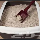 رمل قطط اكل لتر بكس قطط قفص قطط